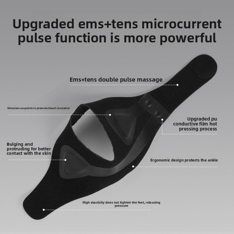 Ankle Support EMS Massager with Remote Control